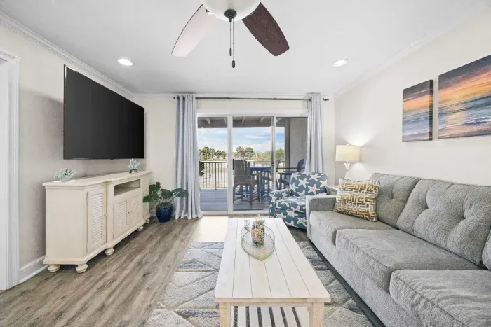 Living room with balcony access