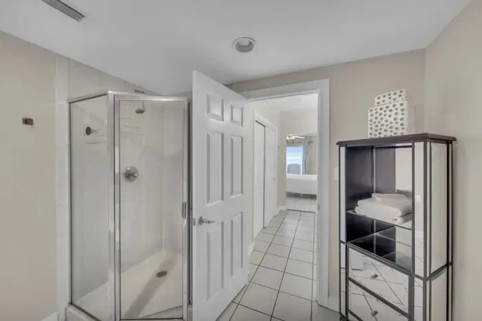 Primary bathroom walk in shower