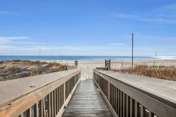 Boardwalk to beach