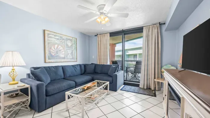 Living room with balcony access