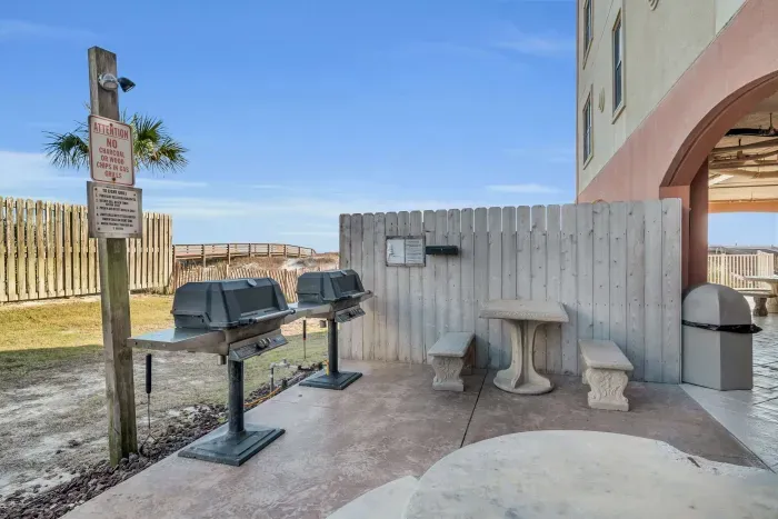 Grilling and picnic area