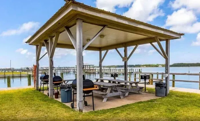 Picnic area and grills