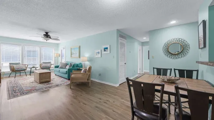 Dining area off living room