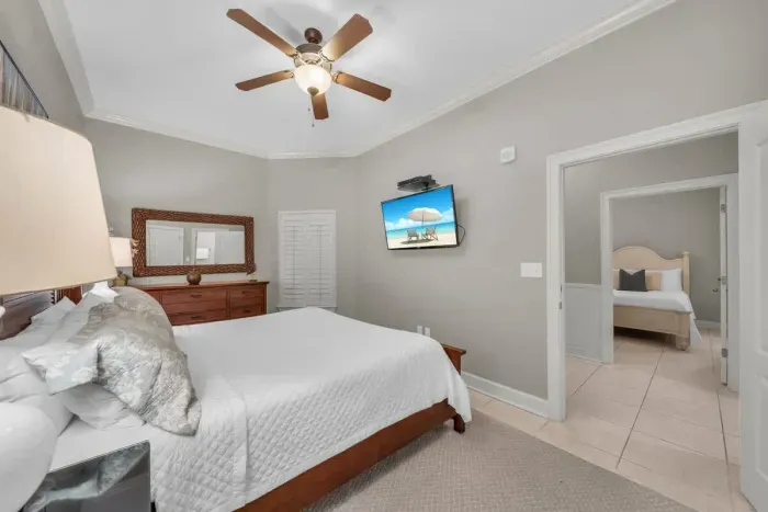 1st guest bedroom with king size bed