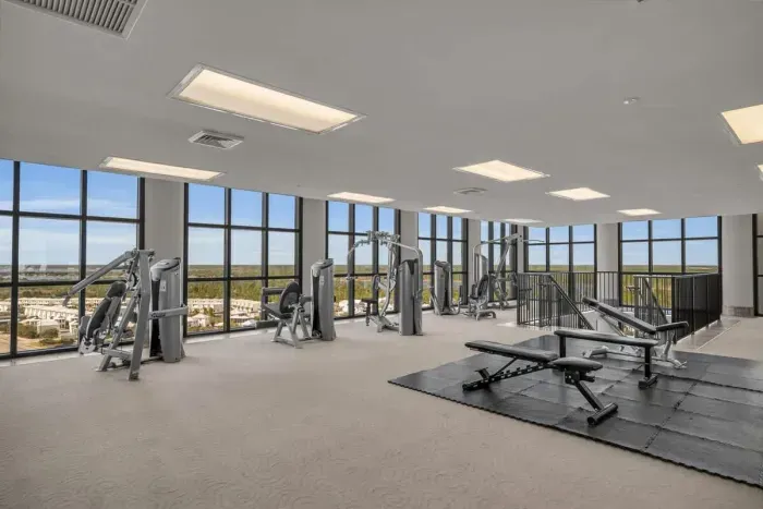 On site fitness center