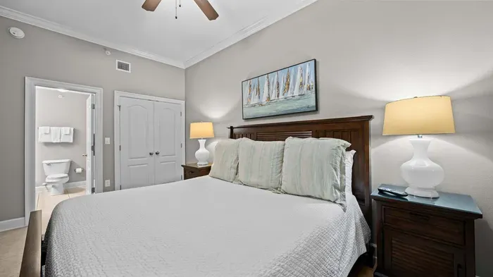 First guest bedroom with ensuite bathroom