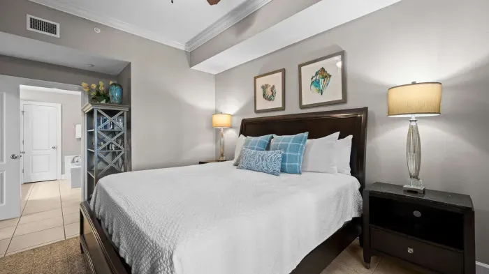 Primary bedroom with ensuite bathroom