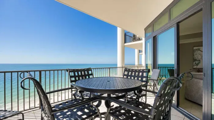 Private Gulf front balcony