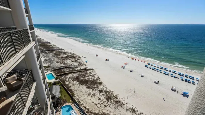 Private Gulf front balcony