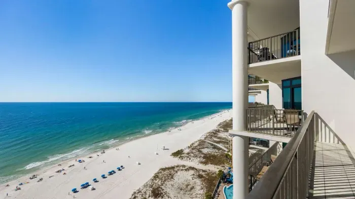 Views from private balcony