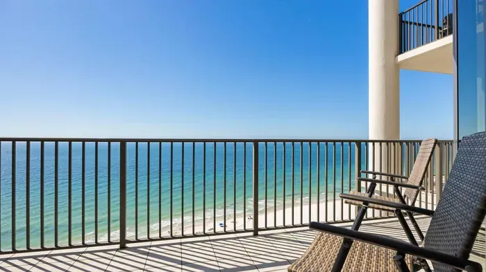 Private Gulf front balcony