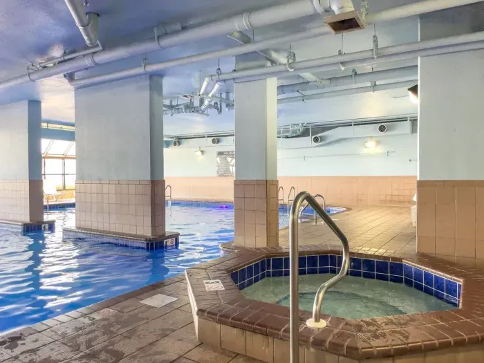 Indoor pool and hot tub
