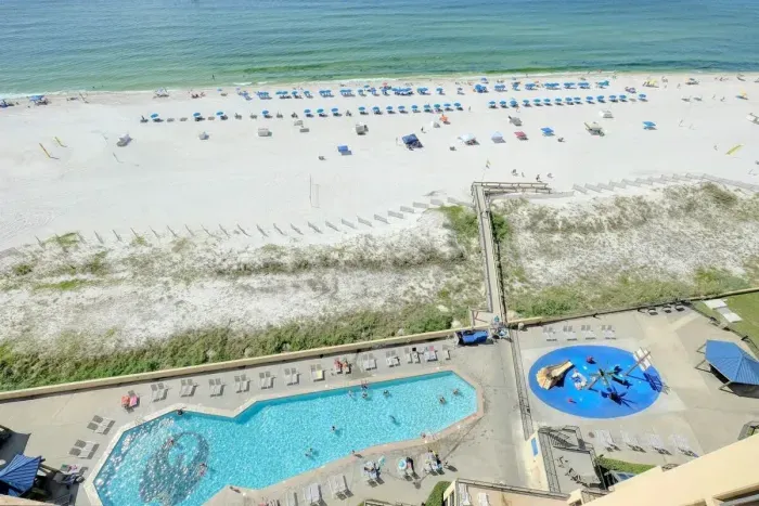 View of the Outdoor Pool and Splash Pad