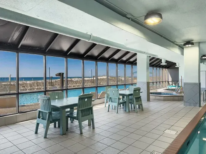 Indoor Pool and Hot Tub Seating