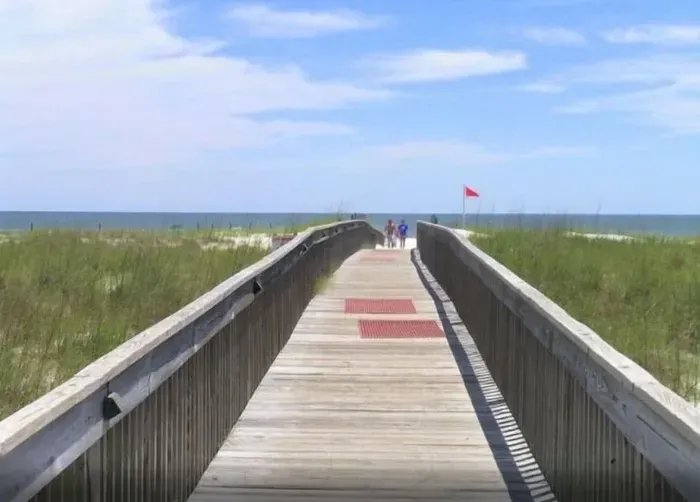 Walkway to the beach