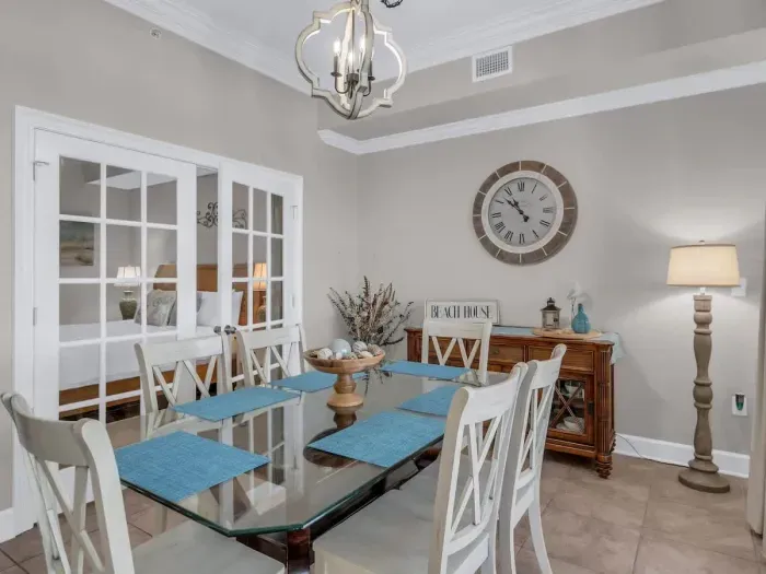 Dining room off primary bedroom