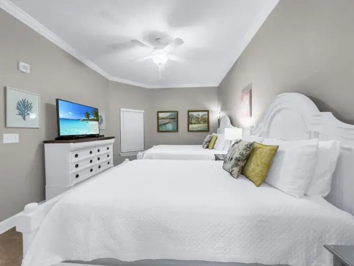 Guest bedroom with two Queen beds