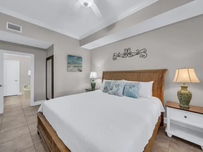 Primary bedroom with King bed