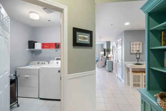 In unit washer and dryer