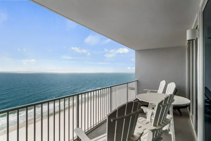 Balcony with Gulf view