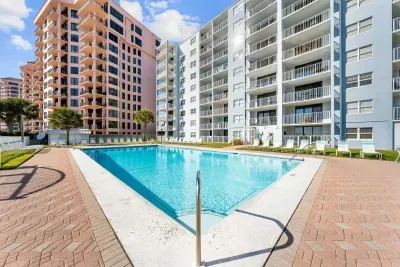SW building and pool