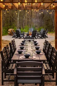 Outdoor Pergola Seating for 10