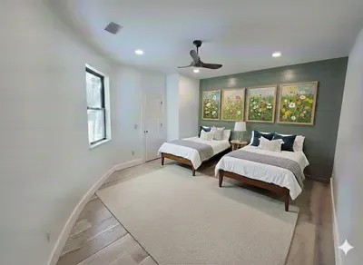 Upstairs Double Bed Rendering