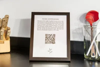 Guest Guide Info: Discover local gems and amenities with our easy QR code access!