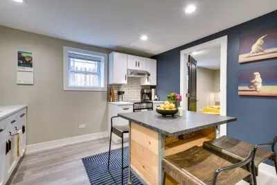 Kitchen: Bright and stylish space, perfect for cooking up memories with family and friends!