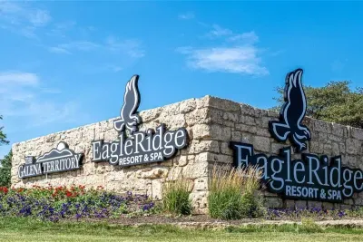 Resort Entrance: Welcome to Eagle Ridge, where relaxation and nature meet in perfect harmony!