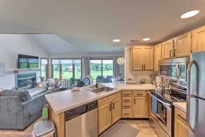 Kitchen: Bright and airy space with kitchen views, perfect for culinary adventures!