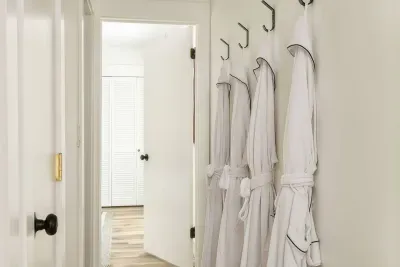 Spa Retreat: Luxurious robes await as you unwind in style—perfect for relaxation after adventures!