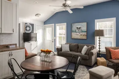 Living Room: Bright and airy space with modern decor and a perfect spot for relaxation!