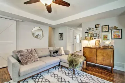 Living Room: Stylish retreat with unique decor, perfect for relaxation and gatherings!