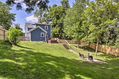 Outdoor Oasis: Enjoy a sprawling yard with fire pit and hot tub for ultimate relaxation!