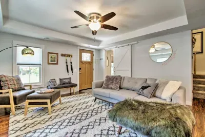 Living Room: Bright and airy retreat with stylish decor and inviting seating for relaxation!