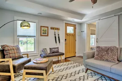 Living Room: Bright and inviting space, perfect for relaxing with scenic views and stylish decor!