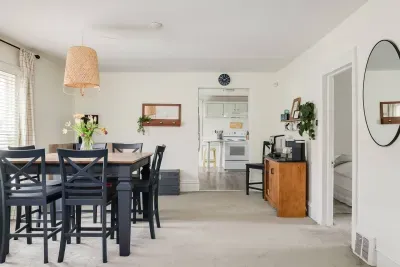 Dining Area: Bright, airy space perfect for family meals or playful game nights!