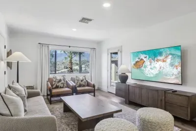 Living Room: Spacious design with stunning views and a perfect spot for relaxation and fun!