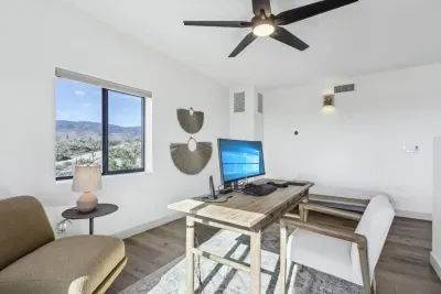 Home Office Retreat: Bright workspace with stunning views, perfect for productivity and inspiration!