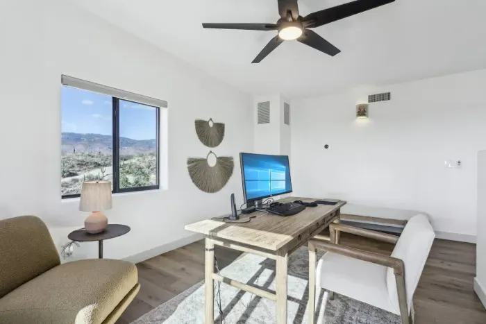 Home Office Retreat: Bright workspace with stunning views, perfect for productivity and inspiration!