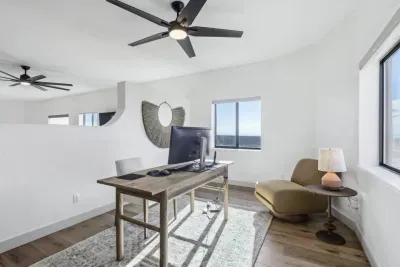 Home Office: Bright and inviting space with stunning views, perfect for work or relaxation!