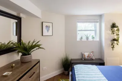 Bedroom, Room, Indoors, Furniture, Flooring