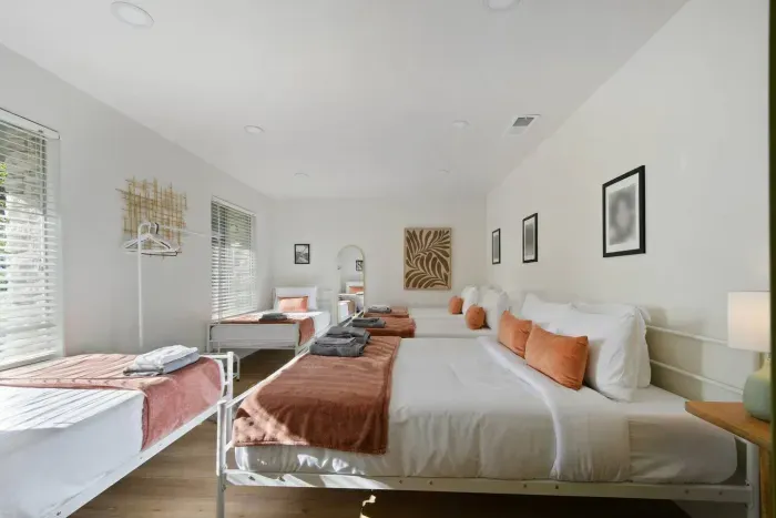 Bright & Spacious Room: Relax in this airy retreat with inviting decor and ample natural light!