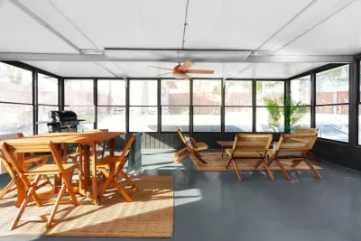 Sunroom Retreat: Brighten your mornings with sunlight and fresh air in this inviting space!