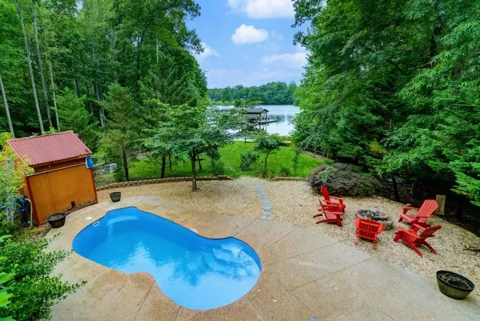 Endless Summer - Lounge poolside with nothing but blue sky, lake breezes, and clear water to fill your day.