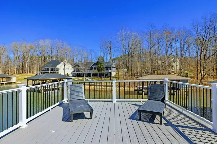 Dock Views - Take in the lake from the upper deck of the double-decker dock.