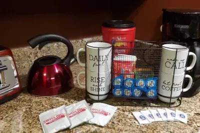 Complimentary Coffee, Tea, and Hot Chocolate