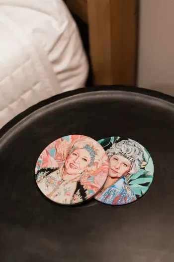 And because Camp Kindred doesn’t take itself too seriously, we’ve sprinkled in golden moments of humor — literally. Raise a glass on our Golden Girls coasters and toast to friendship, laughter, and lake days well spent