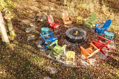 Nestled in the woods yet just steps from the house, this firepit invites you to unwind in durable polywood chairs. Perfect for roasting s’mores, swapping stories, or simply soaking in the crisp mountain air and peaceful crackle of the fire